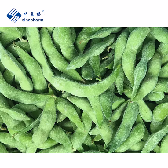 Sinocharm HACCP Prix d'usine Edamame biologique congelé